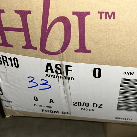 Hanes Girls’ Tagless Briefs – LOT 33 - 240 pcs – 24 packs (10 ea) – Sz 8 - NEW - Picture 3 of 3